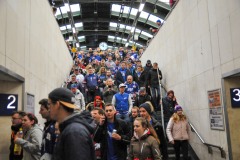 die Fans auf dem Weg ins Stadion